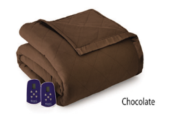 Microflannel Electric Blankets - Chocolate