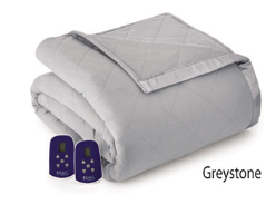 Microflannel Electric Blankets - Greystone