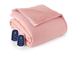 Plush Reversible Sherpa Fleece Electric Heated Blanket - Twin - 10 Colors to Choose From - 